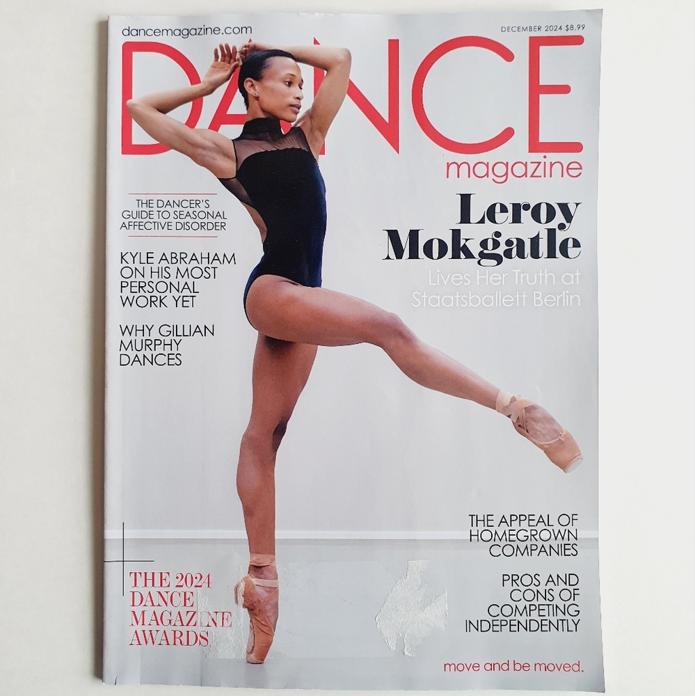 Dance Magazine December, 2024 Leroy Mokgatle The Dance Magazine Awards